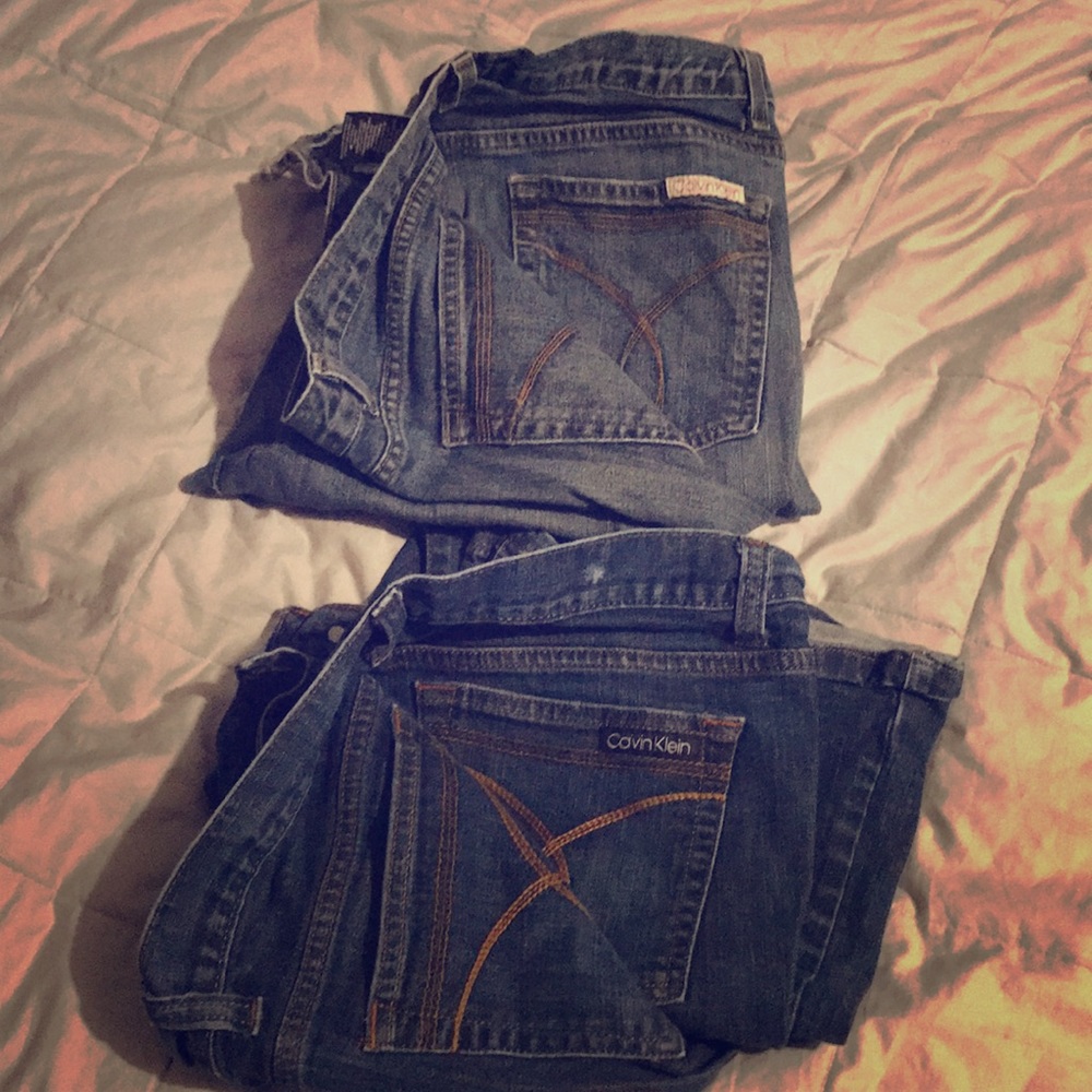 Lot of 2 Calvin Klein Jeans 16